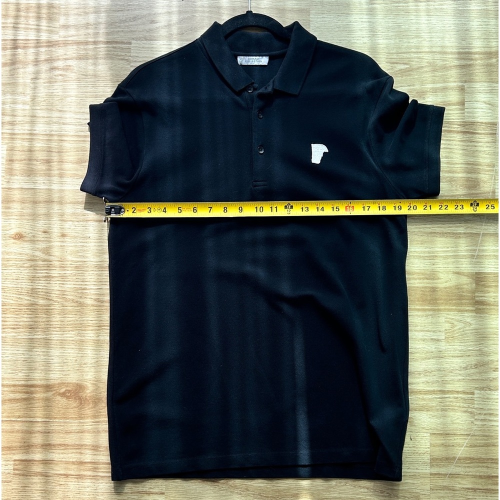 Authentic Versace Collection half Medusa polo shirt.  Pre owned, wore once. - Picture 5 of 5
